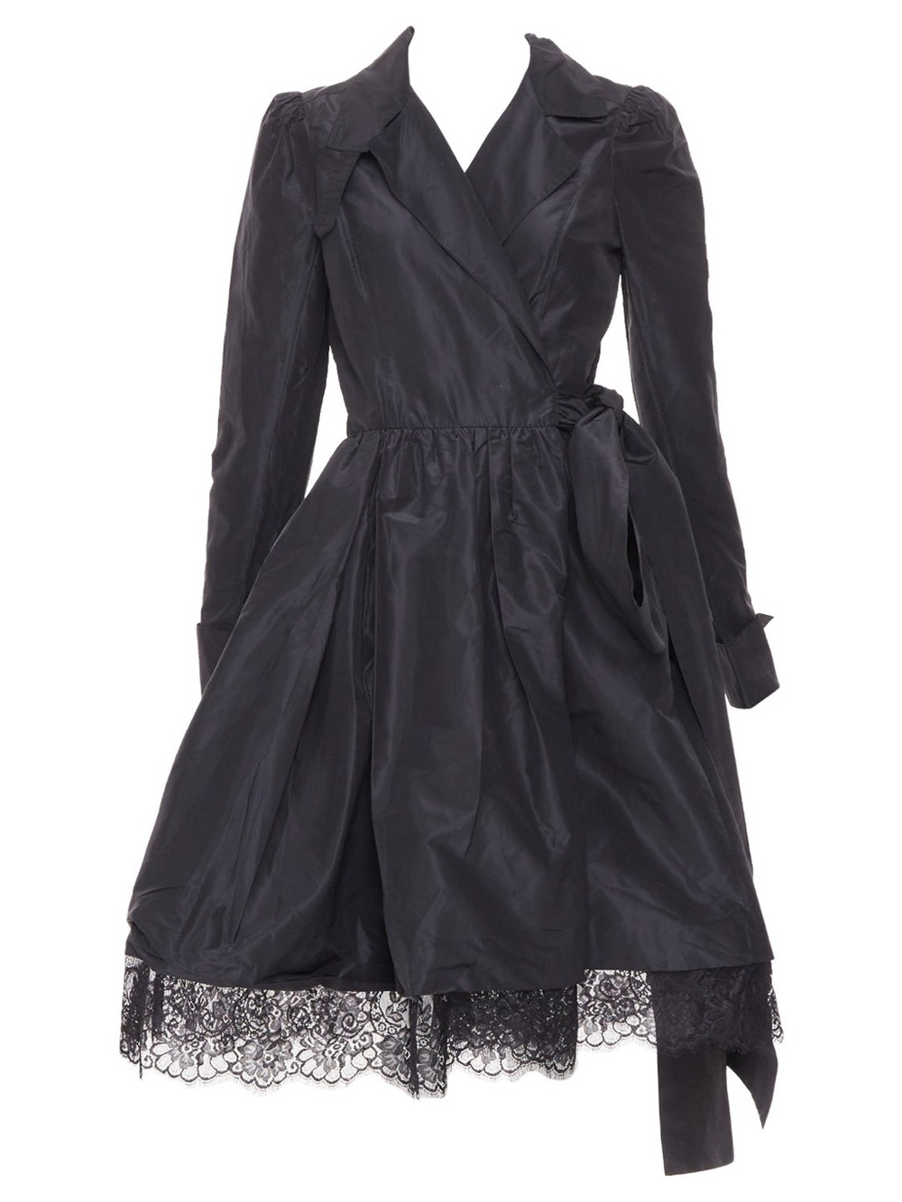 Diane von Furstenberg Costa Silk Taffeta Wrap Dress Size 2